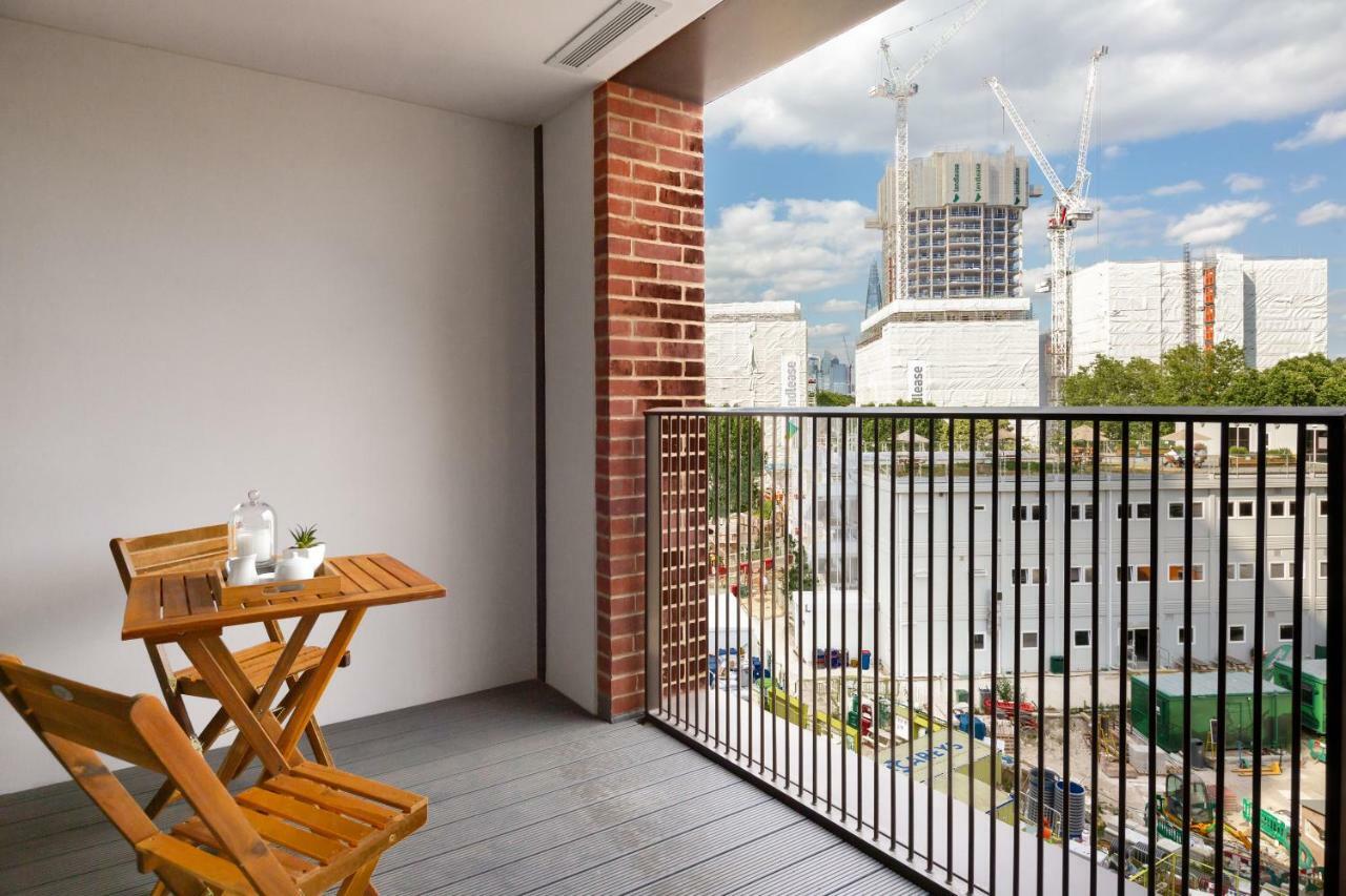 Two Bedroom Serviced Apartment With Balcony In Weymouth Building, Deacon Street Londres Exterior foto