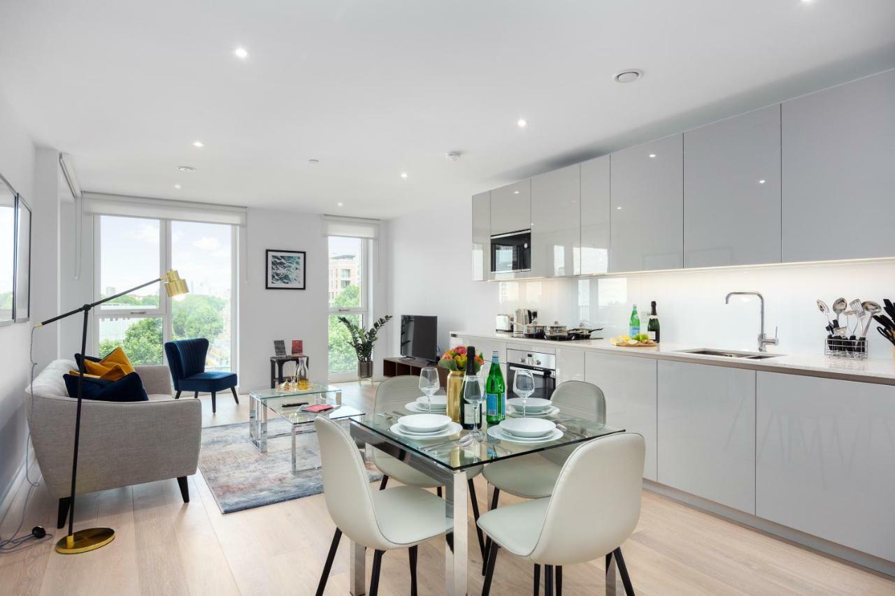Two Bedroom Serviced Apartment With Balcony In Weymouth Building, Deacon Street Londres Exterior foto
